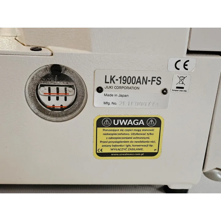 Electronic bartacking machine JUKI LK-1900A-FS