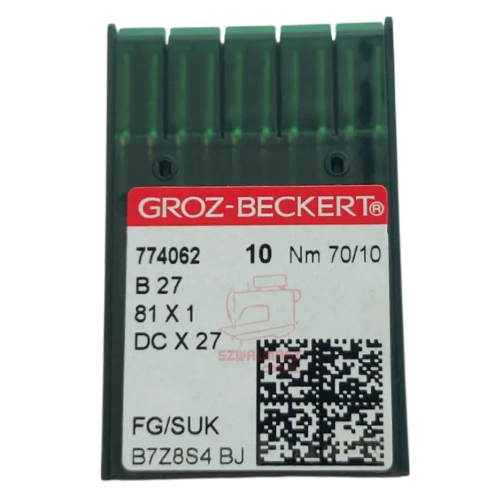 Igły GROZ-BECKERT Igły B27 Nm75/11 RG | SZWALMASZ Maciej Gajda |